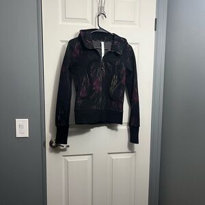 Lululemon Athletic Black and Purple Hoodie